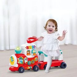 Толокар Hola Toys Train 4in1 8990 (Red/White) Thumb