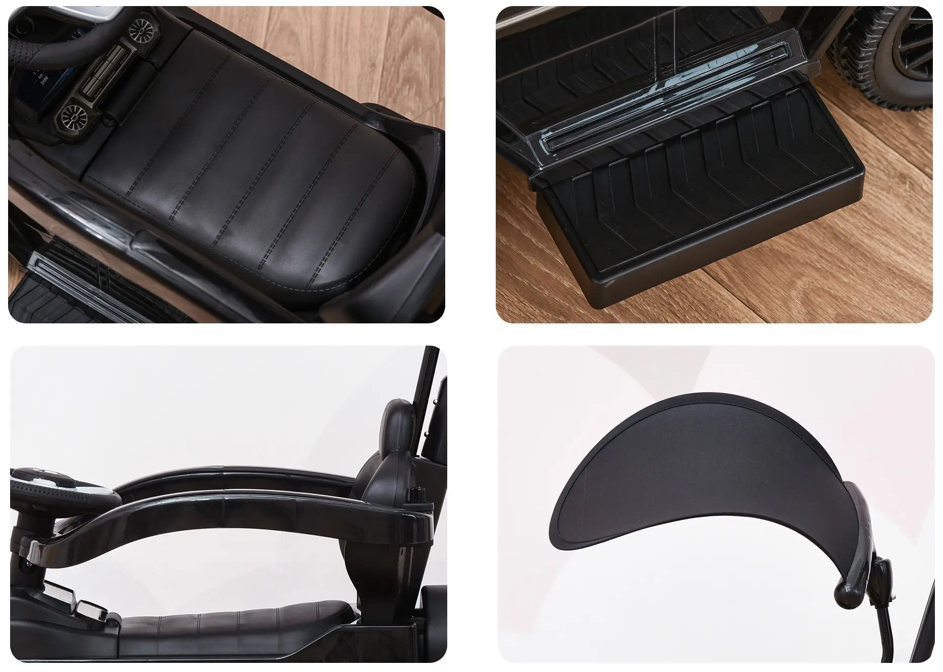 Tolocar 3in1 HomCom 370-162BK (Black) - 3