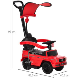 Tolocar 3in1 HomCom Mercedes G350 (Red) Thumb