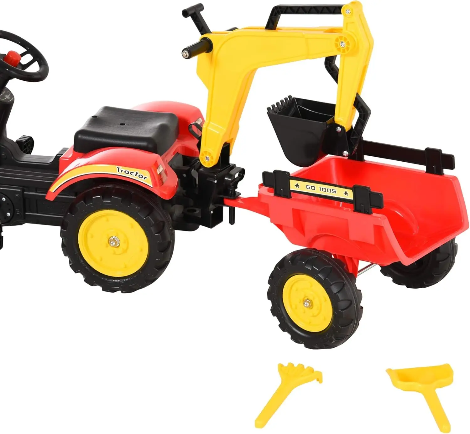 Толокар HomCom 341-033 (Red/Yellow) - 5