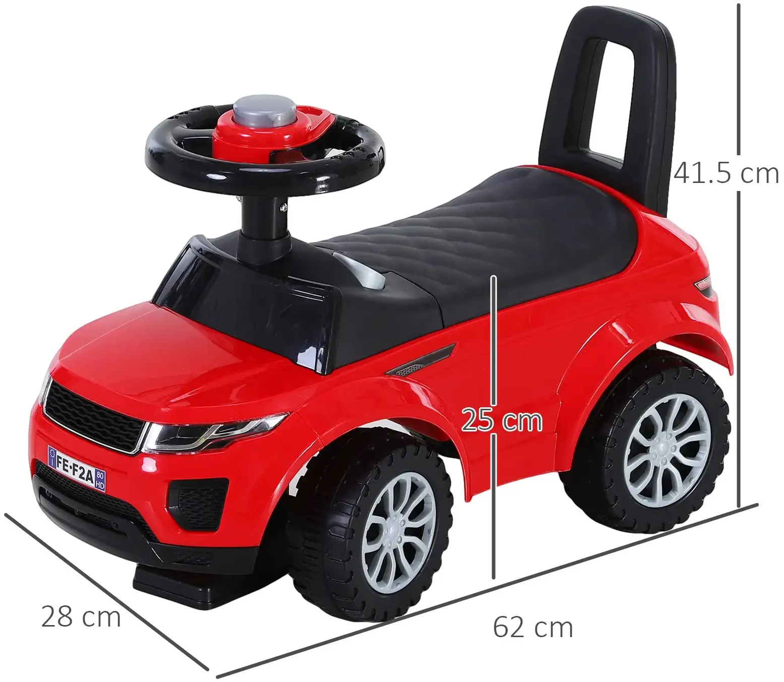 Толокар HomCom 370-083RD (Red) - 5