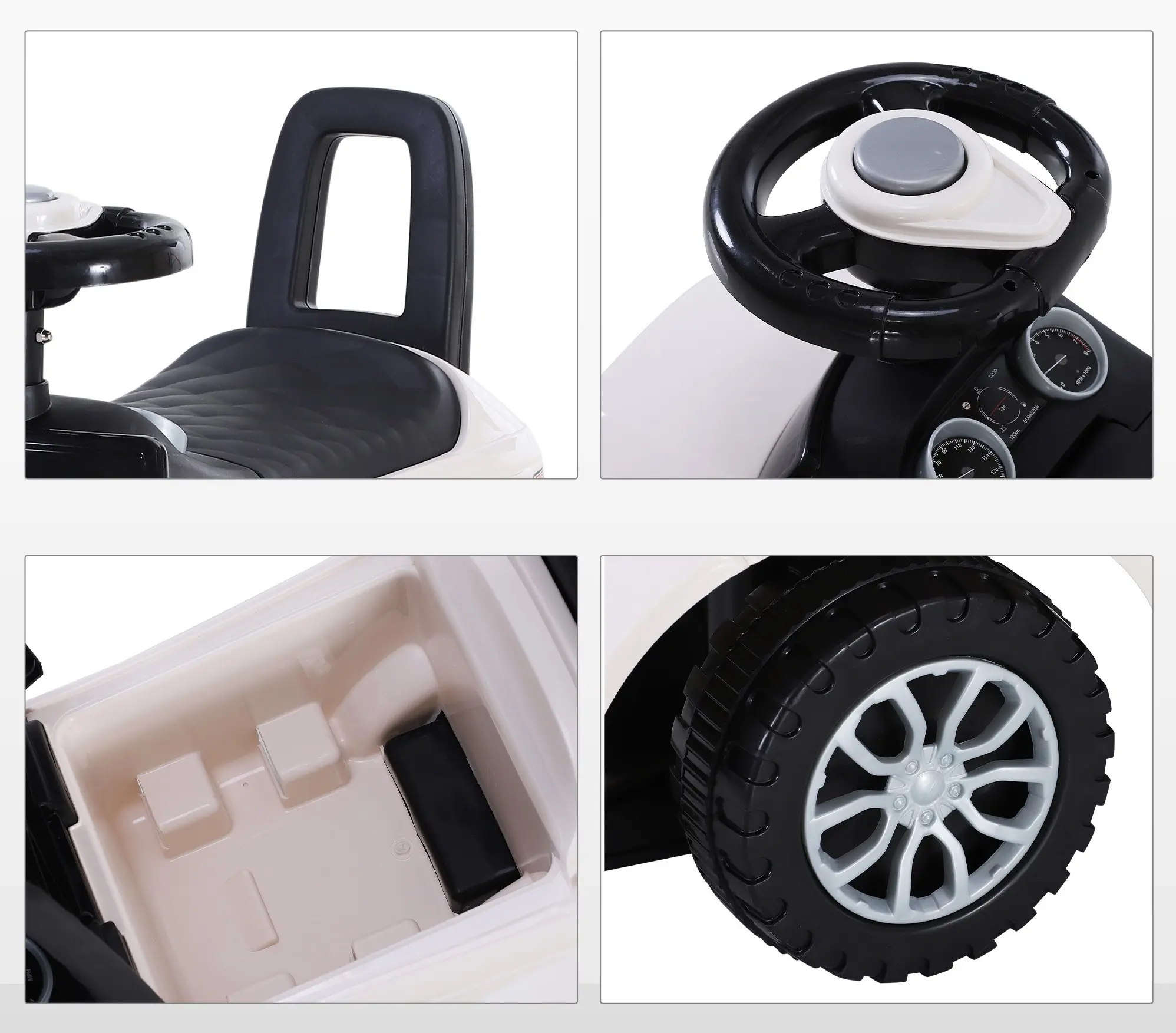 Толокар HomCom 370-083WT (White) - 3