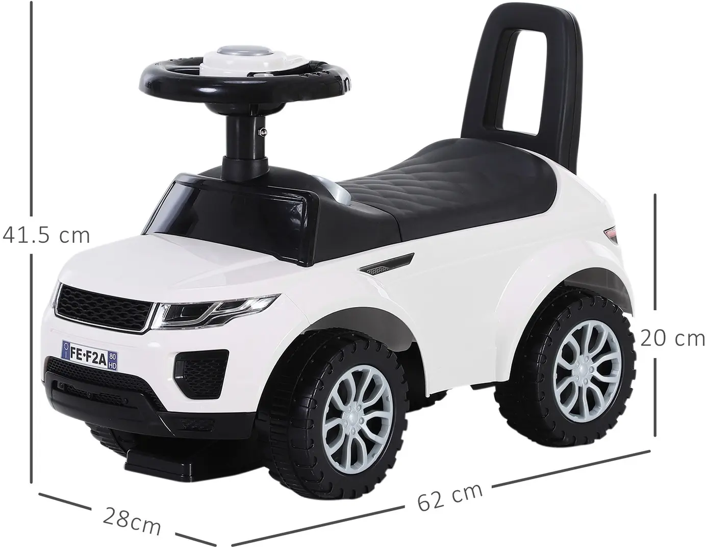 Толокар HomCom 370-083WT (White)