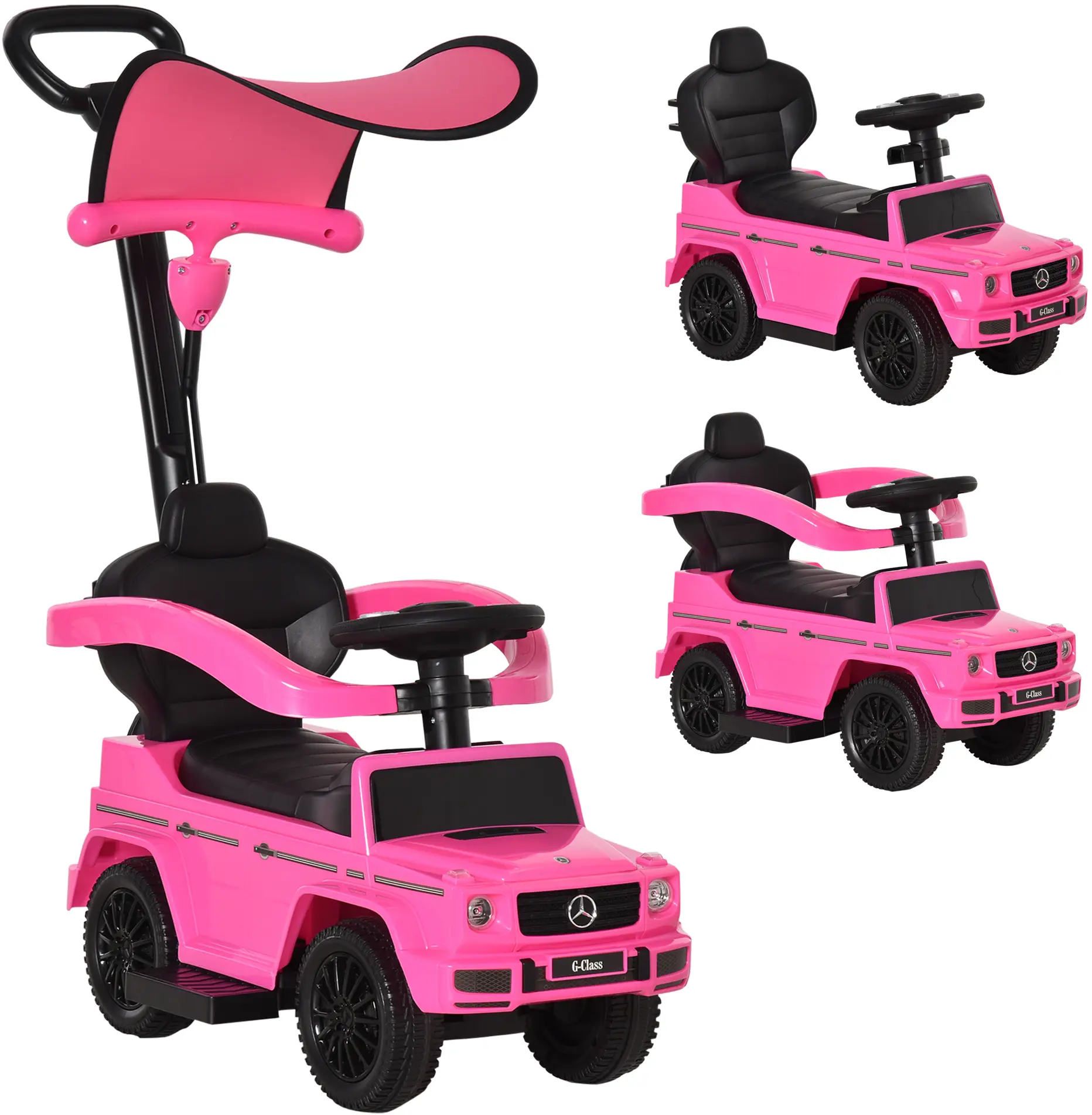 Tolocar HomCom Excavator 370-162PK (Pink) - 2