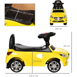 Tolocar HomCom 370-197YL (Yellow) Thumb