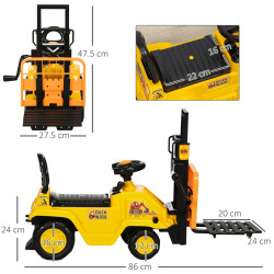 Толокар HomCom 370-245V00YL (Yellow) Thumb