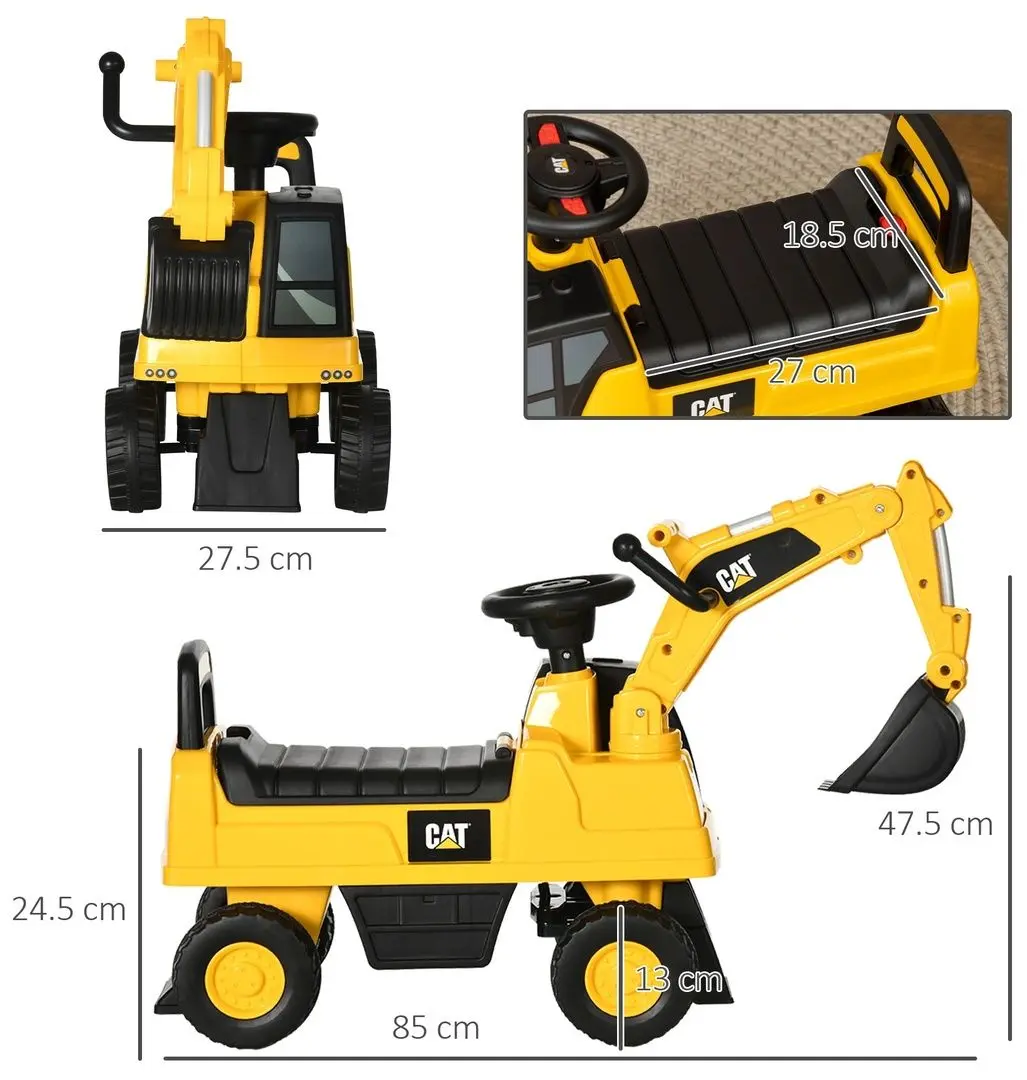 Толокар Homcom 370-261V00YL (Yellow)