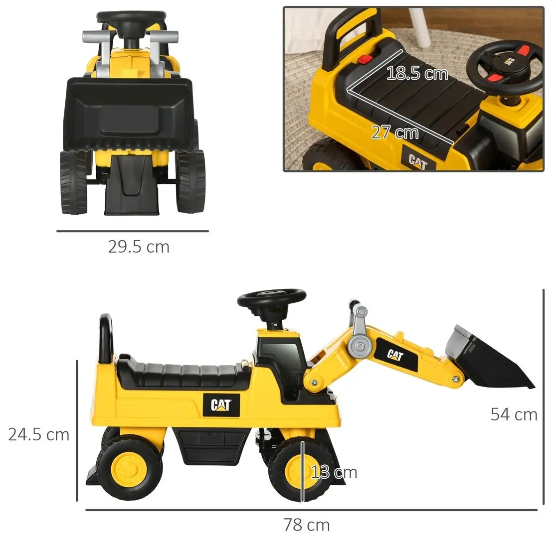 Толокар Homcom 370-262V00YL (Yellow)