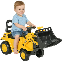 Толокар HomCom Excavator 301-058 (Yellow/Black) Thumb