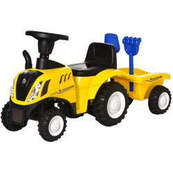 Tolocar HomCom Tractor 370-173YL (Yellow/Black)