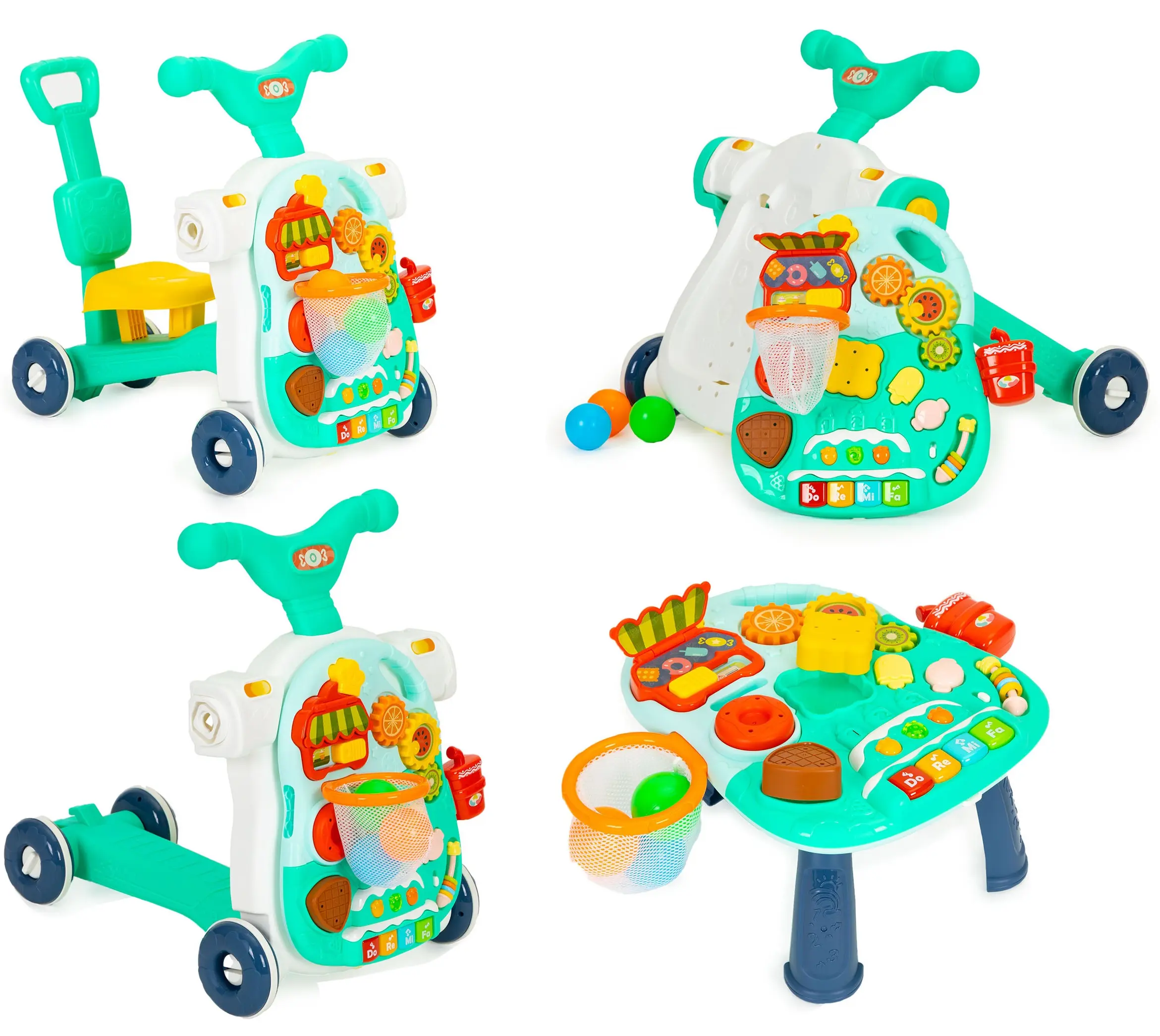 Ходунок интерактивный 4в1 Huanger HE0816 (Multicolor) - 2