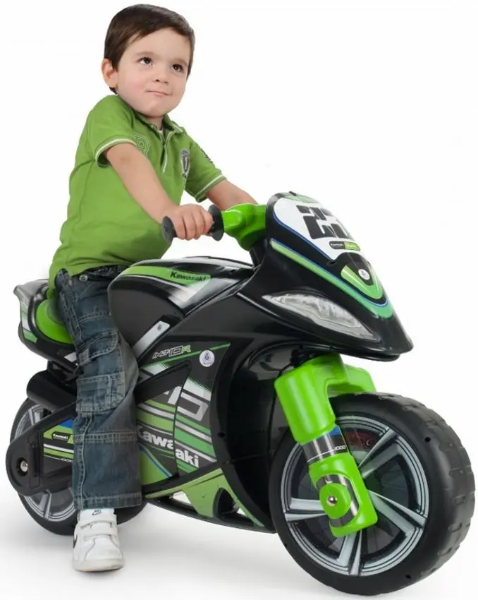 Толокар Injusa Kawasaki Winner Ride-On (Black/Green) - 4