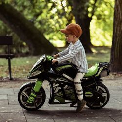 Толокар Injusa Kawasaki Winner Ride-On (Black/Green) Thumb