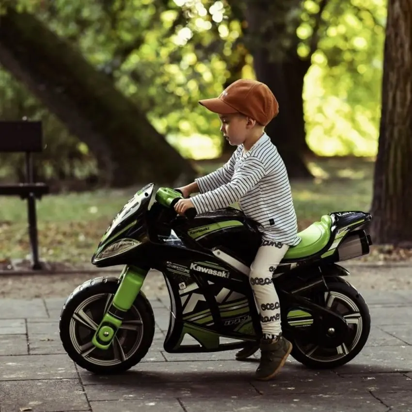 Толокар Injusa Kawasaki Winner Ride-On (Black/Green) - 5