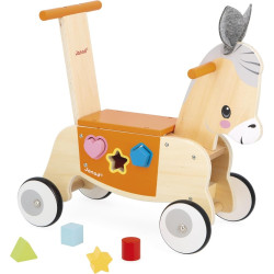 Толокар Janod Donkey from the Farm J03325 (Brown) Thumb