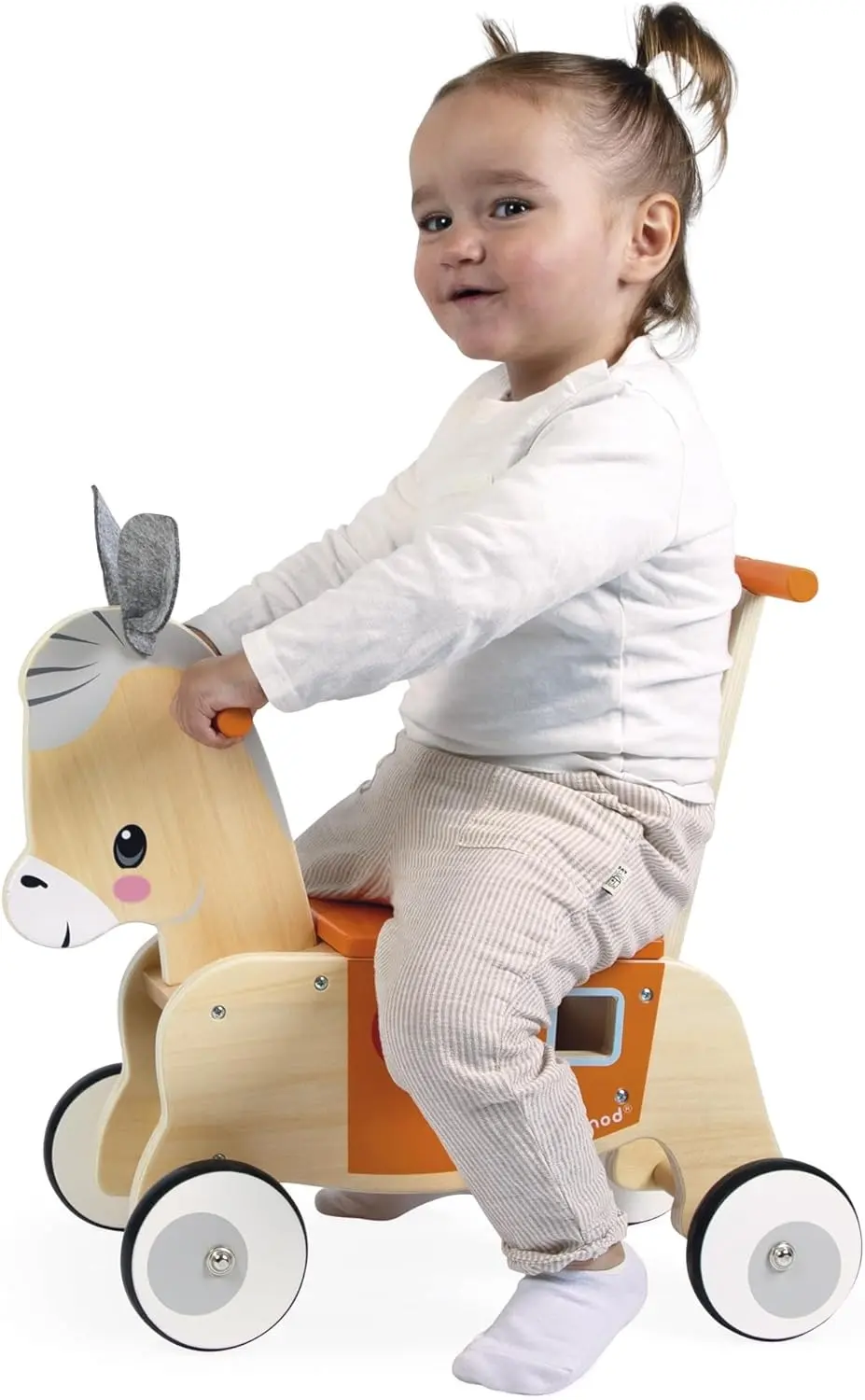 Толокар Janod Donkey from the Farm J03325 (Brown) - 5