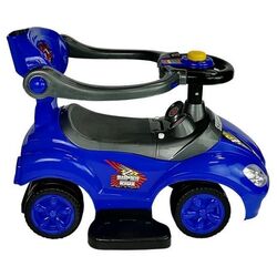 Толокар 3в1 Lean Cars Mega Car (Blue) Thumb