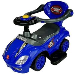Толокар 3в1 Lean Cars Mega Car (Blue) Thumb