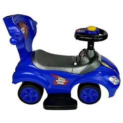 Толокар 3в1 Lean Cars Mega Car (Blue) Thumb