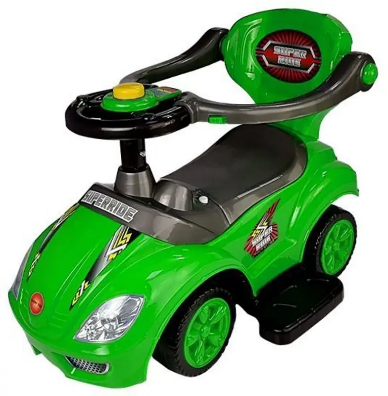 Толокар 3в1 Lean Cars Mega Car (Green) - 3