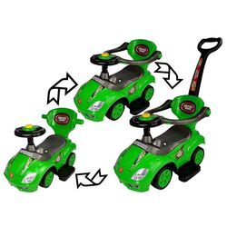 Толокар 3в1 Lean Cars Mega Car (Green) Thumb
