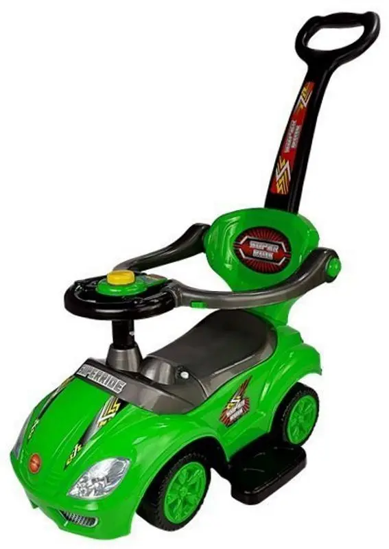 Толокар 3в1 Lean Cars Mega Car (Green)