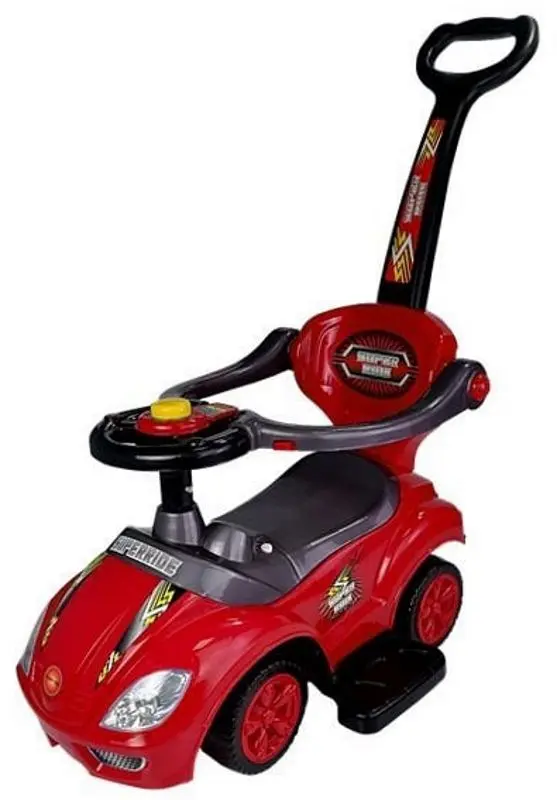 Толокар 3в1 Lean Cars Mega Car (Red)