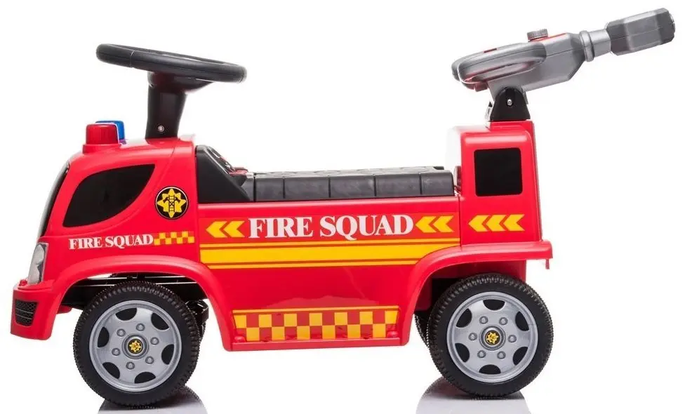 Толокар Lean Cars Fire Brigade Truck (Red) - 4