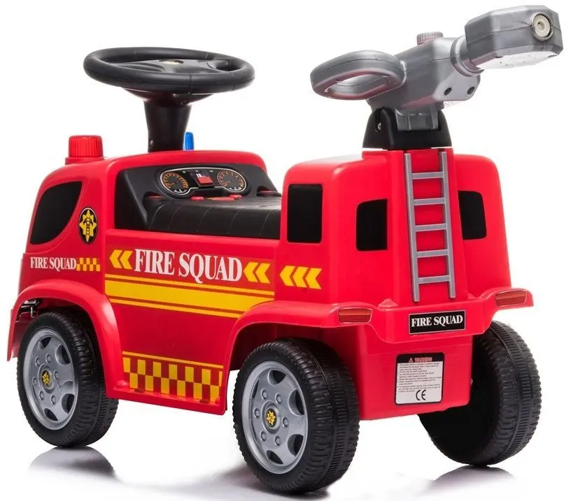 Толокар Lean Cars Fire Brigade Truck (Red) - 5