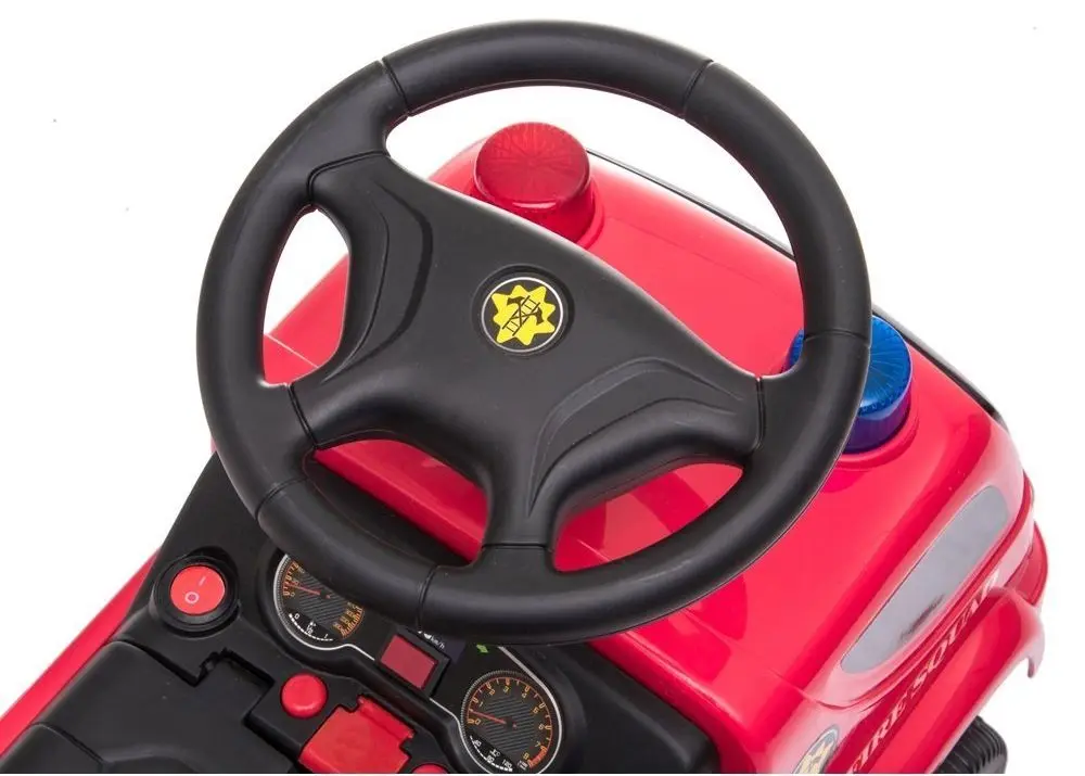 Толокар Lean Cars Fire Brigade Truck (Red) - 8