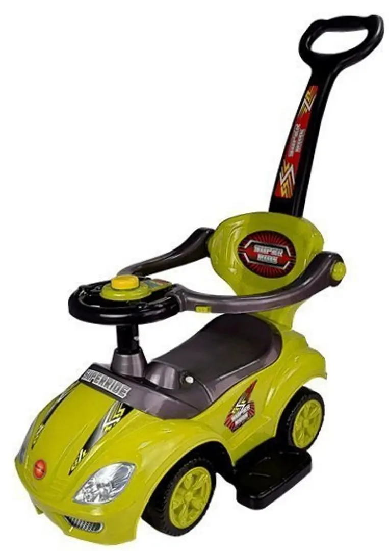 Толокар 3в1 Leantoys Mega Car (Yellow)