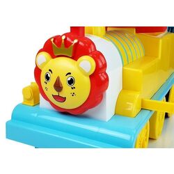 Толокар LeanToys Lion Train (Yellow/Blue) Thumb