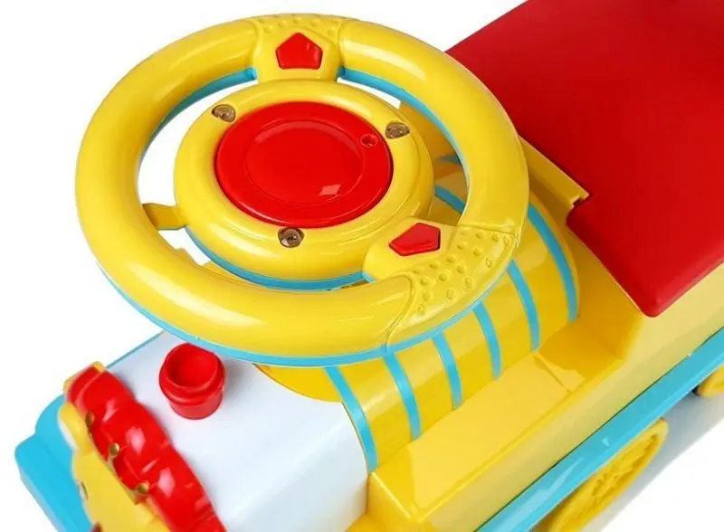 Толокар LeanToys Lion Train (Yellow/Blue) - 5