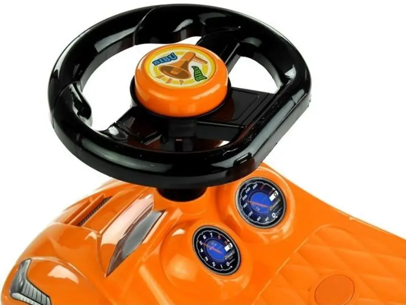 Толокар LeanToys Stickers (Orange/Black) - 4