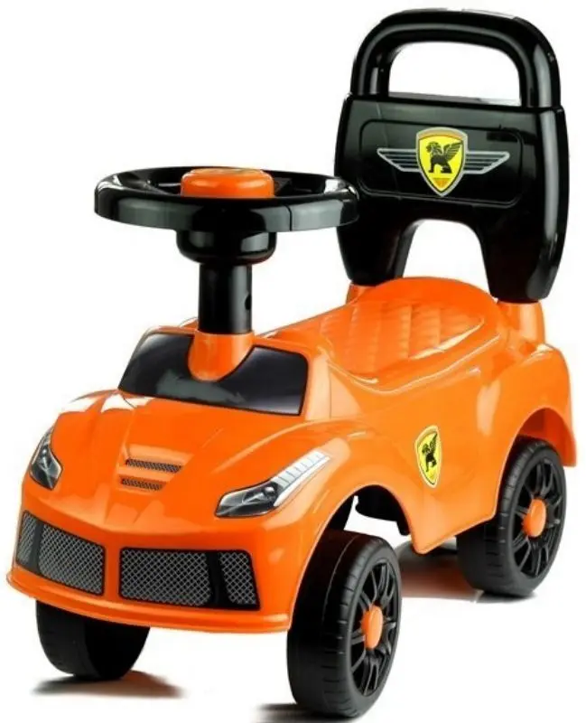 Толокар LeanToys Stickers (Orange/Black)