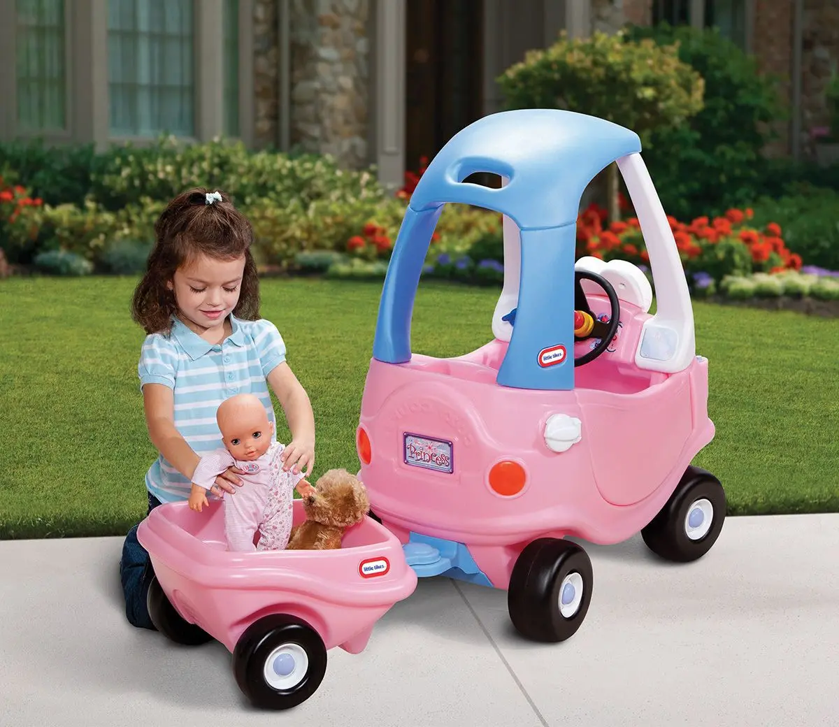 Remorca pentru tolocar Little Tikes Cozy Coupe 621451 (Pink) - 2