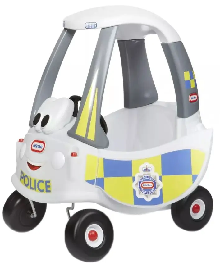 Tolocar Little Tikes Cozy Coupe Police (White/Grey) - 3