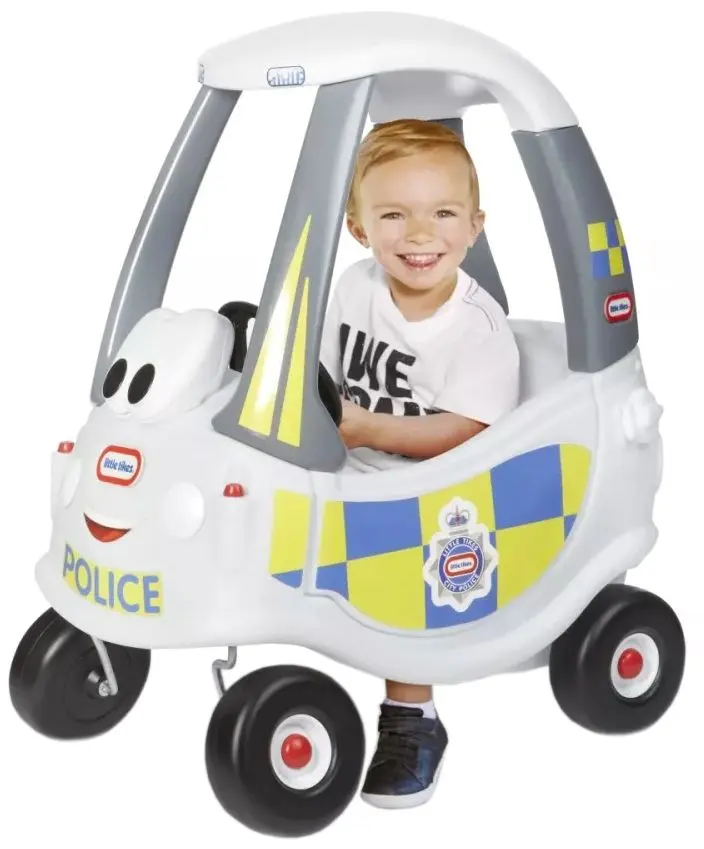 Tolocar Little Tikes Cozy Coupe Police (White/Grey) - 5