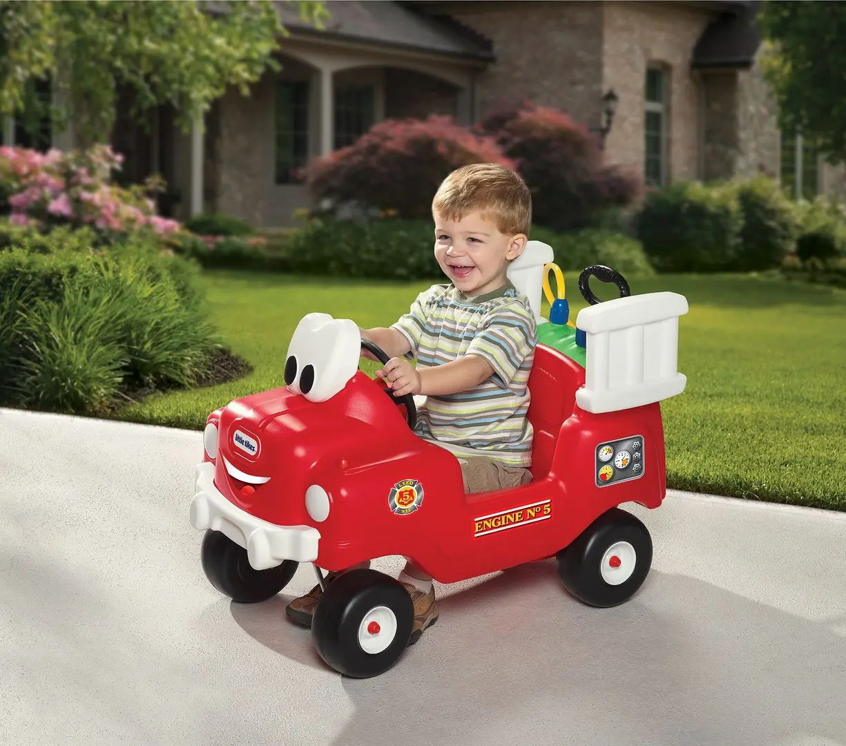 Tolocar Little Tikes Spray&Rescue Fire Truck 616129 (Red) - 5