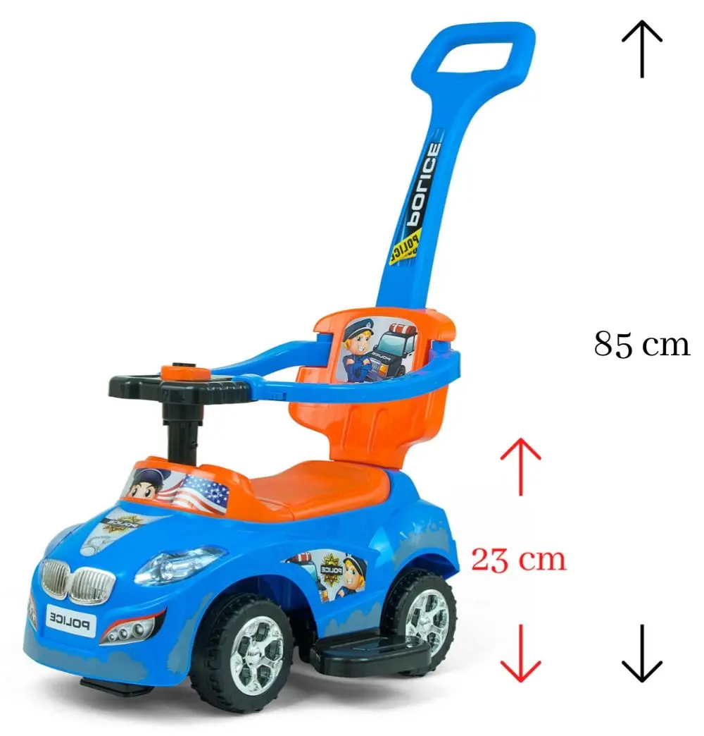 Tolocar 3in1 Milly Mally Happy (Blue/Orange) - 4