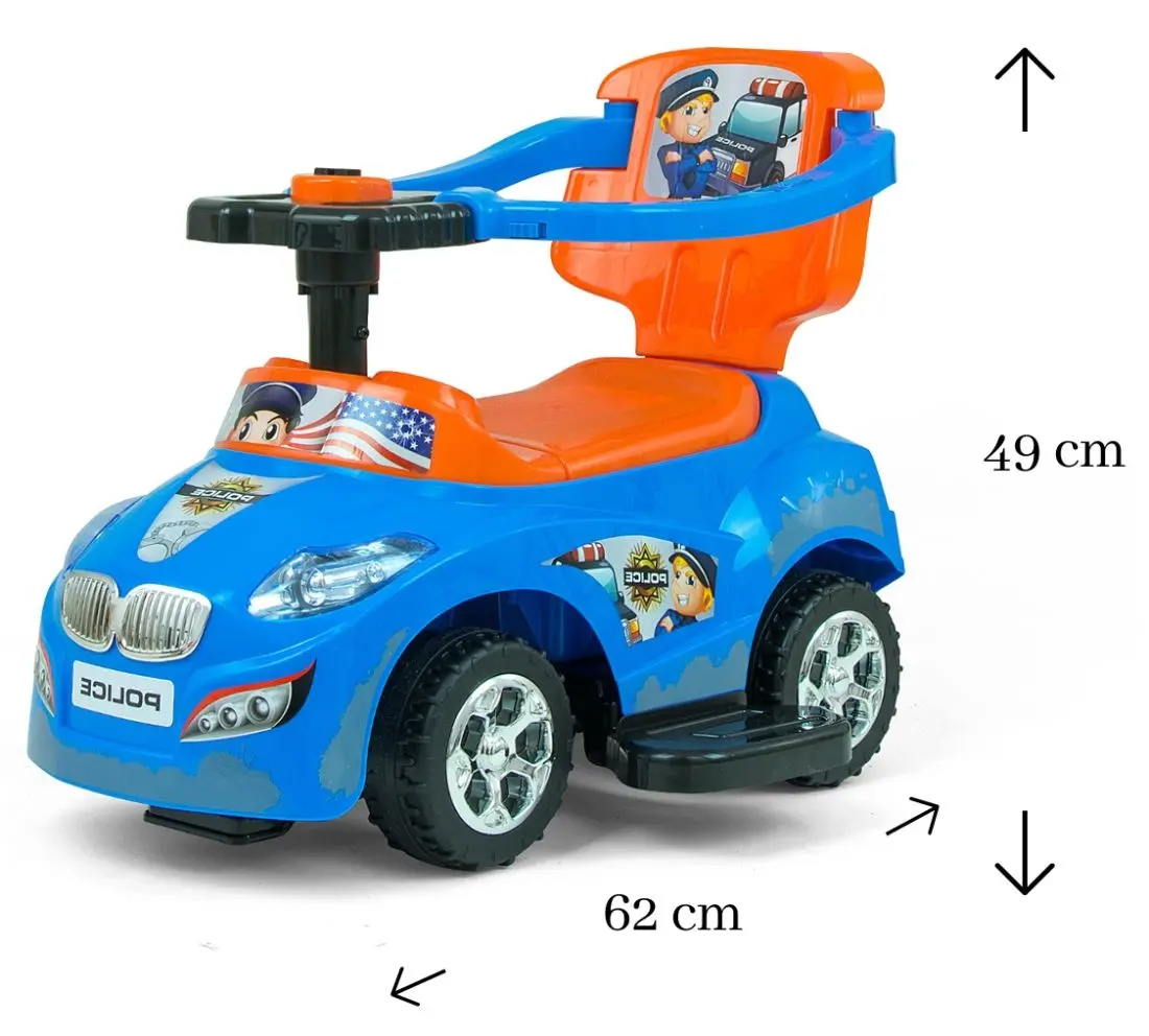 Tolocar 3in1 Milly Mally Happy (Blue/Orange) - 5
