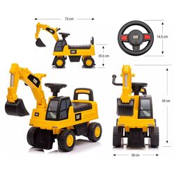 Tolocar Milly Mally CAT Excavator (Yellow) Thumb