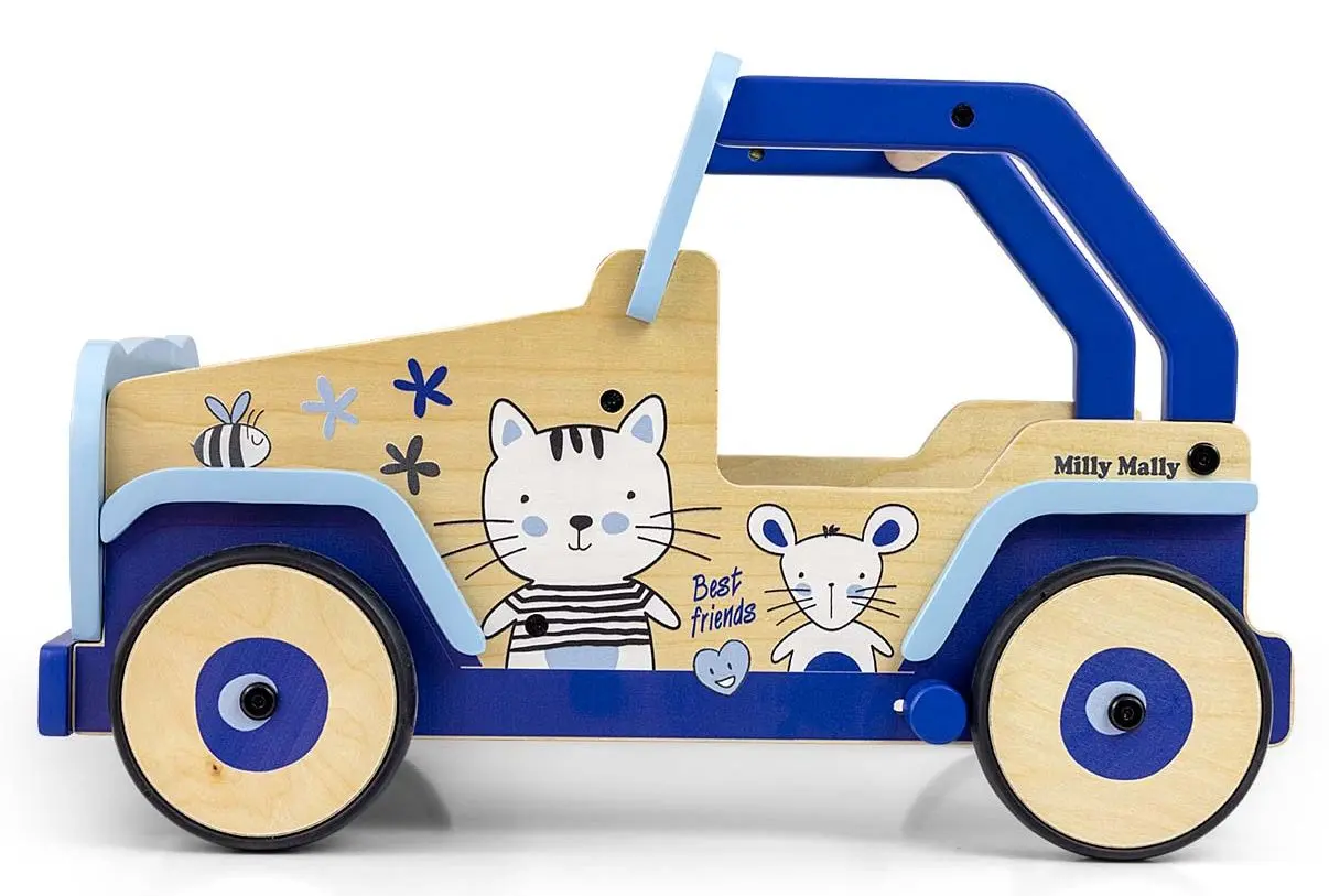 Tolocar Milly Mally Explorer Cat and Mouse (Blue) - 2