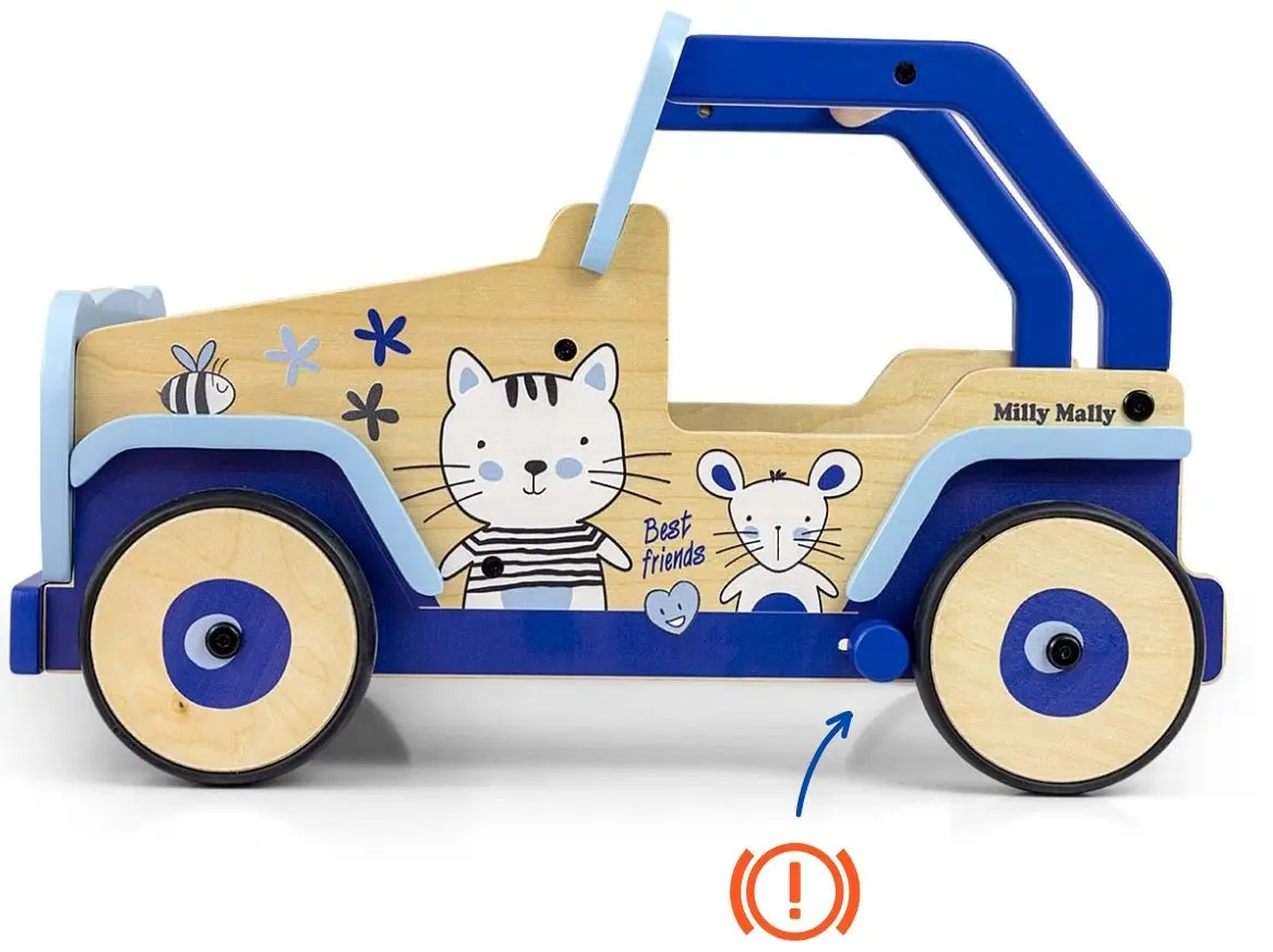 Tolocar Milly Mally Explorer Cat and Mouse (Blue) - 5