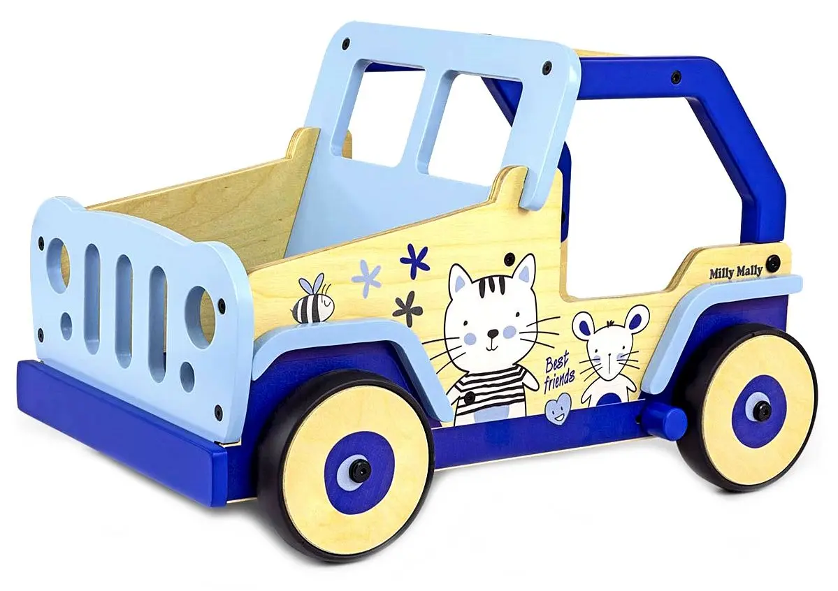 Tolocar Milly Mally Explorer Cat and Mouse (Blue)