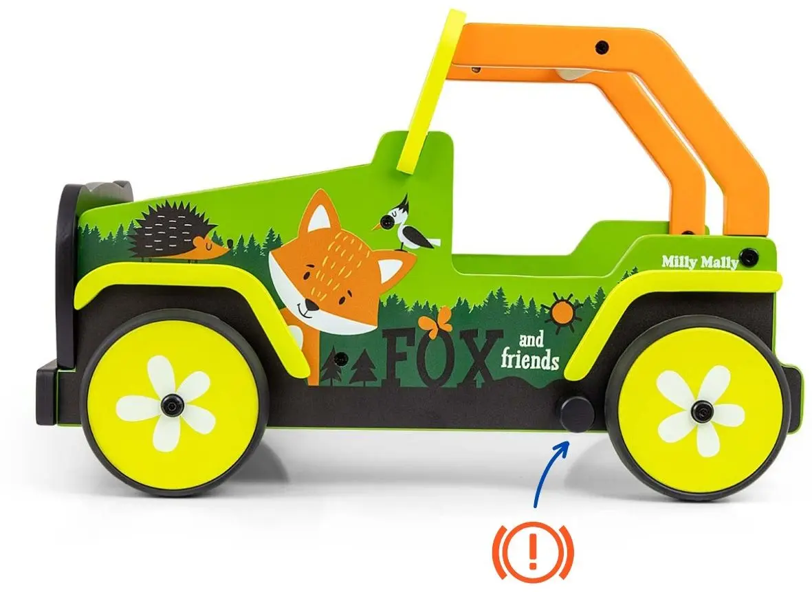 Tolocar Milly Mally Explorer Fox and Friends (Green) - 4