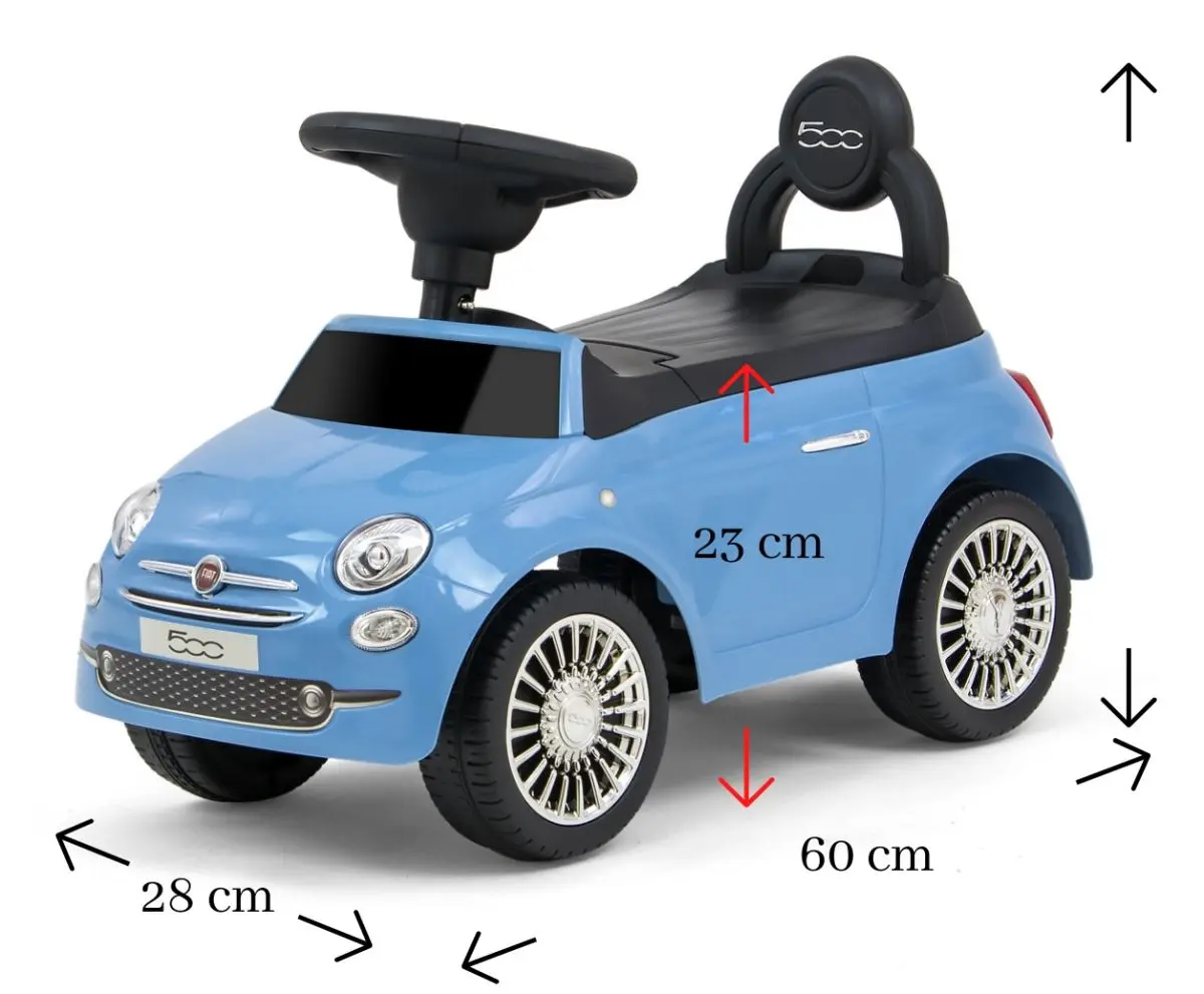Tolocar Milly Mally Fiat 500 (Blue) - 2