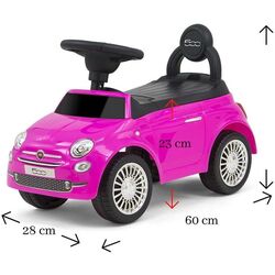 Толокар Milly Mally Fiat 500 (Pink) Thumb