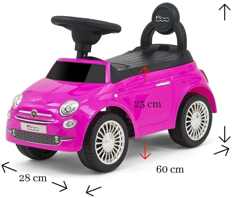 Толокар Milly Mally Fiat 500 (Pink) - 2