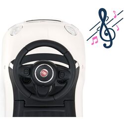 Толокар Milly Mally Fiat 500 (White) Thumb
